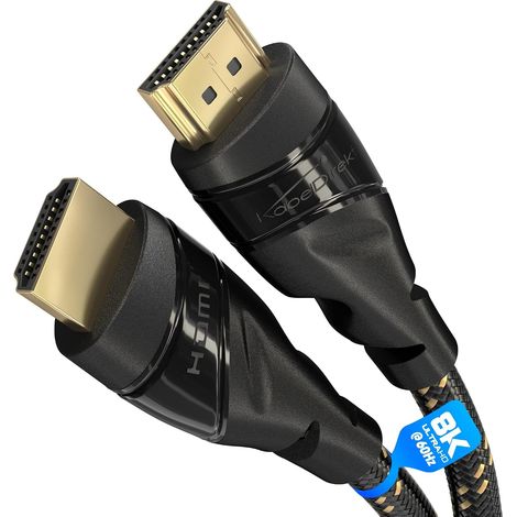 Câble HDMI 8K/4K - 1m, nylon (1/5)
