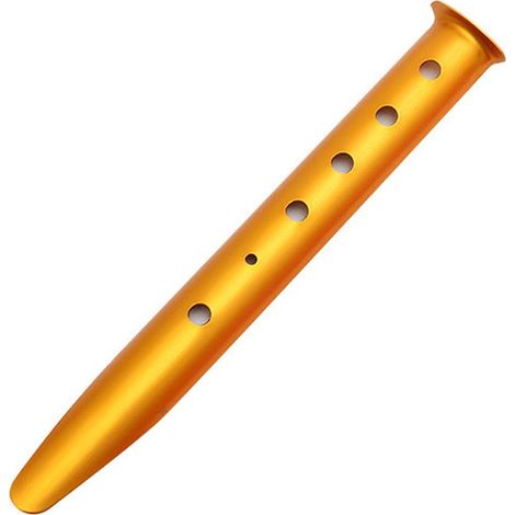 Aluminum Alloy Tent Pegs Snow Sand Tent Stakes U-Shaped Tent Pegs Tent Nails Outdoor Camping Hiking Beach Party Supplies,Yellow (1/5)