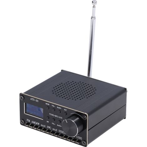 Radio FM AM Portable avec DSP et Batterie Rechargeable, Antenne Télescopique