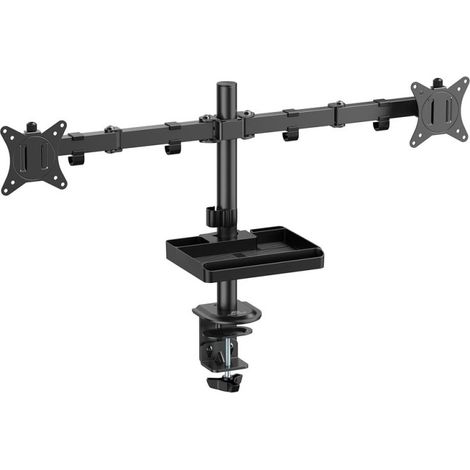 Support articulé Advance XtendMounts Dual Noir pour écrans plats ou incurvés de 17” à 32”