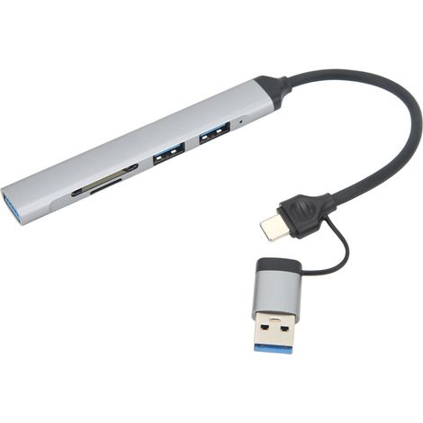 Hub USB-C vers USB Station d'accueil Convertisseur Adaptateur pour Smartphones Tablettes (1/5)