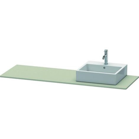 Duravit XSquare Konsole, 1 Ausschnitt rechts, 1600x16x550mm, (1/5)