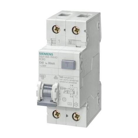 Siemens 5SU1356-7KK13 interruptor diferencial blanco 13A