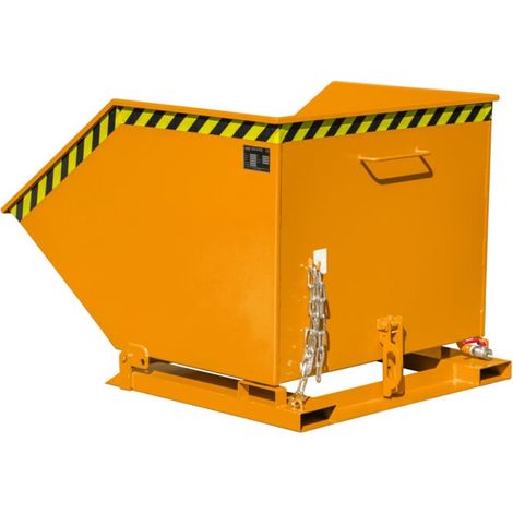 Bauer Südlohn Benne basculante à copeaux SKK 1000, laquée, orange jaune (1/2)