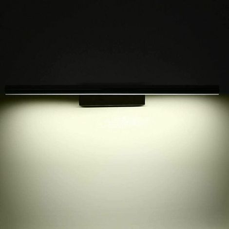 5W Led Miroir Avant Lumière - Lampe Salle Bains Avec Interrupteur Maquillage étanche éclairage Acier Inoxydable Applique Murale Toilettes Intérieur Utiliser Blanc Chaud
