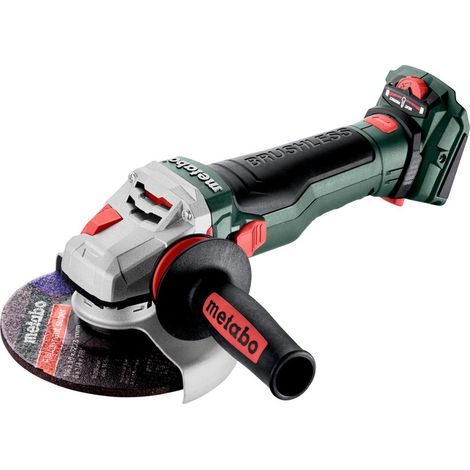 Metabo Akku-Winkelschleifer WVB 18 LTX BL 15-150 Quick, mit Bremse, Drehzahlregelung, Schnellspannmutter, drehbarem Akkupack , metaBOX 165 L (1/5)