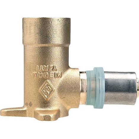 EVENES raccord a sertir pour multicouche, coude court 16x2mm - 1/2", 53mm (1/2)
