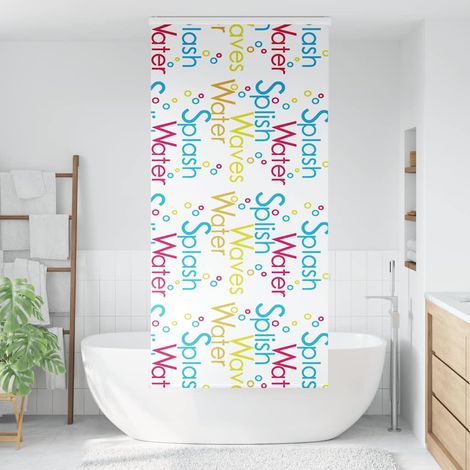 Store enrouleur de douche,Store à rouleau avec cassette largeur du tissu 96 cm CFW3260535 (1/5)