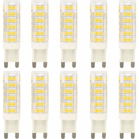 YMYNY 10X G9 Ampoule LED 7W Ampoule Lampe 76 SMD 2835LEDs Haute Illumination 700LM LED Bulb Blanc Chaud 3000K Remplace les Ampoules Halogènes de 70W AC220-240V [Classe énergétique A+]