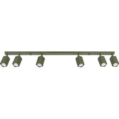Deckenleuchte RAYO 6L olivgrün Aluminium 6xGU10 117cm Sollux (1/5)