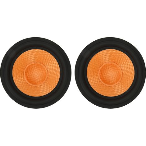 Cône de haut-parleur professionnel 1 pouce diamètre intérieur, papier pour subwoofer orange remplacement (1/5)