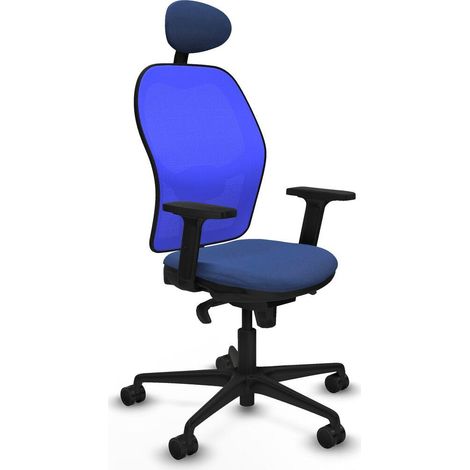 Piqueras-y-crespo Chaise ergonomique bleu marine bureau (1/3)