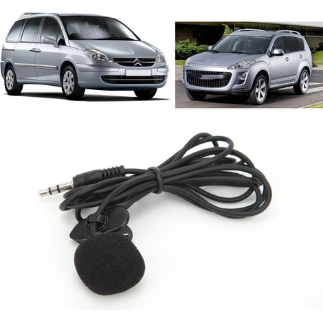 Accessoires auto : câble audio AUX, adaptateur microphone Bluetooth 5.0 pour Citroën C2 C3 C5 C6 C8 (n° 18) (1/5)