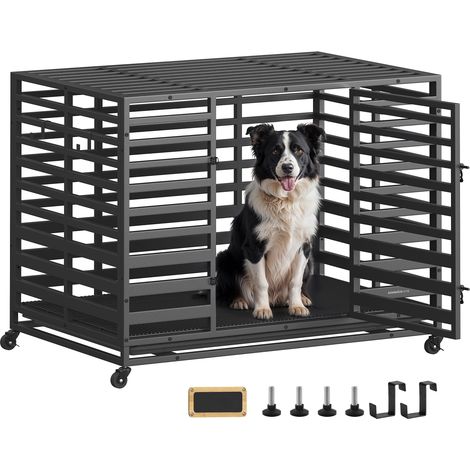 Cage pour Chien Robuste, Taille XL, 107 x 70 x 82,5 cm (1/5)