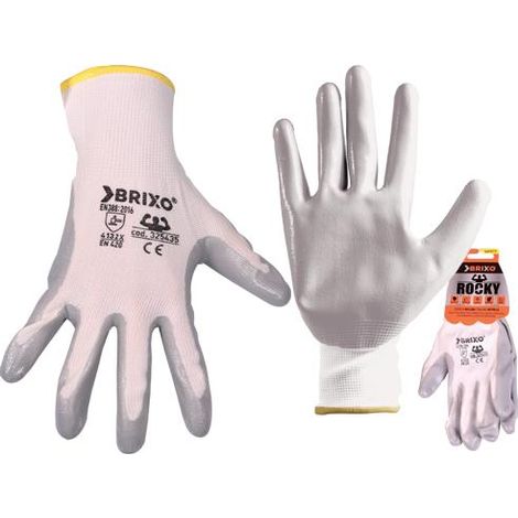 GUANTI BRIXO ROCKY POLIESTERE/NITRILE L