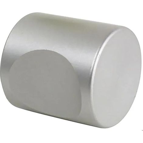 Vachette ACTUEL pomello in alluminio anodizzato argento 20 mm