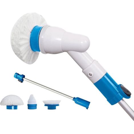 Brosse électrique rotative sans fil nettoyage maison, salle de bains, volets, volets, cuisine, carreaux. Rechargeable avec 3 brosses 300 tours par minute - CW778 (1/5)
