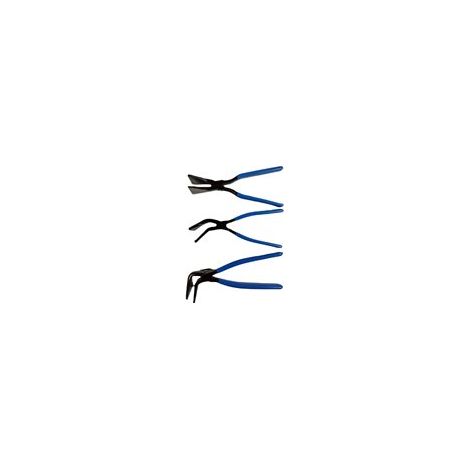 Juego de herramientas para techado 3 piezas Silver, herramientas profesionales para techadores, alta resistencia, corte y trabajo eficiente en materiales de construcción.