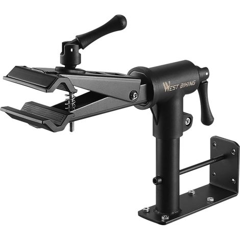 Support de réparation de vélo 2 en 1 Montage mural et établi stable - Capacité 40kg Pour VTT et vélos de (1/5)