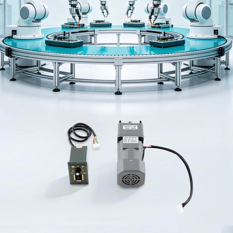 YISSALE-Getriebemotor mit Drehzahlregler - leistungsstarker Drehstrom-Getriebemotor für CNC-Maschinen, Produktionsstraßen und Verpackungsanlagen, geeignet für Druck-, Textil- und Lebensmittelindustrie (1/5)