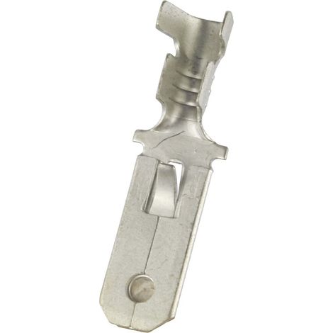 Rs Pro – Cosse électrique mâle non-isolée 16-14 AWG – Connecteur à sertir en laiton – Sachet de 100 unités pour applications électriques