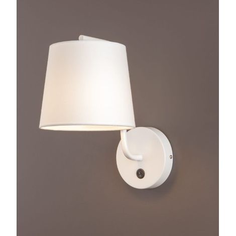 Applique murale classique blanche Chicago E27 Maxlight