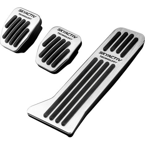 Accessori per pedali, materiale resistente, comfort di guida migliorato, MT 3 pezzi Argento (1/2)