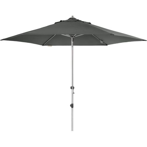 Doppler Sonnenschirm/ Kurbelschirm "Expert 320 Auto Tilt" 320 cm, anthrazit, Bezug aus 100% Polyester, Gestell aus Aluminium, 7,2 kg Sonnenschirm / Kurbelschirm "Expert 320 Auto Tilt", anthrazit, Ø 32