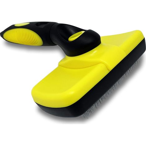 1 Brosse autonettoyante pour chien et chat, poils longs et courts, élimine les nœuds, soin du pelage (1/5)