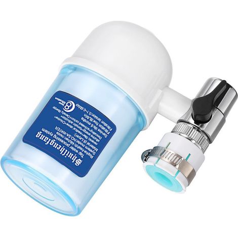Water Cleaning Water Filter for Filtering Impurities from Kitchen Faucet Drinking Water Faucet Water Filter Faucet Purifier + 3 Connectors Household Garden Faucet Filter Accessories 6L (1/5)