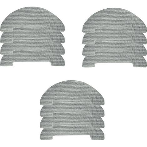 Lot de 12 lingettes de rechange pour aspirateur robot Vactidy T7 T8 - Accessoires lavables (1/5)