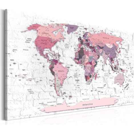 Tableau Imprimé "Pink Frontiers" 80 x 120 cm (1/2)