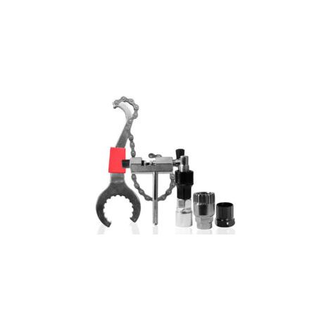 Juego de herramientas para mantenimiento de bicicletas, kit de 5 piezas para desmontar el cassette, juego de herramientas para reparación de bicicletas, herramienta para desmontar el cassette, separad