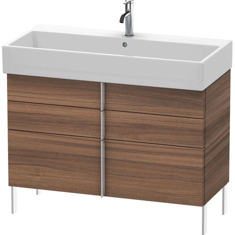 Mobile contenitore Duravit Vero Air Vanity a parete 98,4 x 43,1 cm, 2 cassetti, 1 cassetto, per Vero Air 235010, Colore (anteriore/corpo): Decorazione naturale in noce - VA658807979