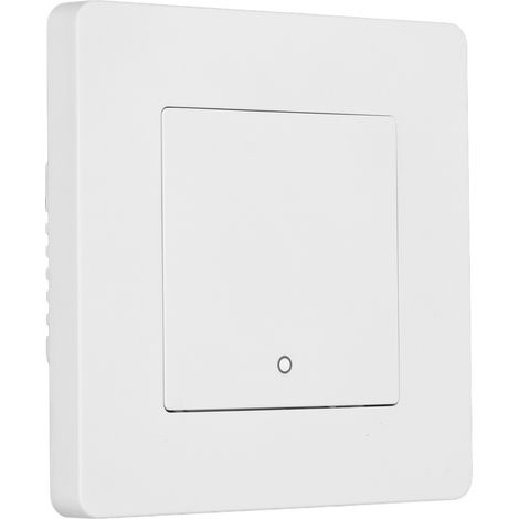 Interrupteur intelligent unidirectionnel avec minuterie, commande de scène et télécommande (100-240 V CA) pour barrière lumineuse blanche (1/5)