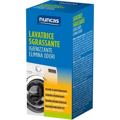 LAVATRICE SGRASSANTE 250GR NUNCAS PULIZIA CASA MUNUTENZIONE LAVATRICE