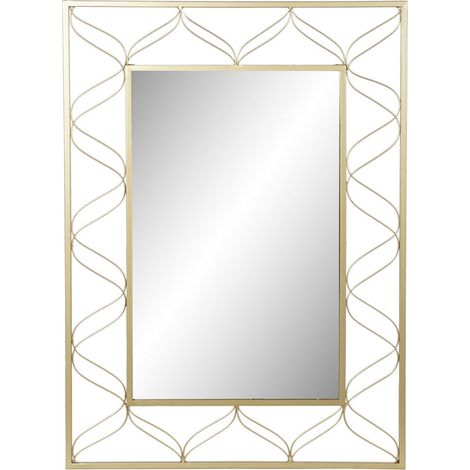 DKD Home Decor Miroir mural métal doré 70x2x98 cm (1/3)