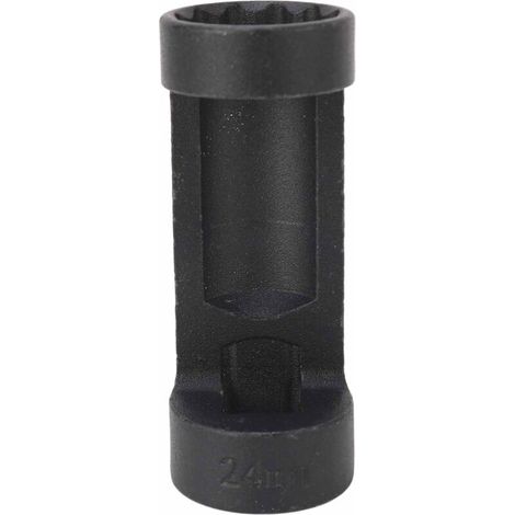 FOREHILL 81 mm Hochfester 12-Punkt-Stoßdämpfermutternschlüssel, Universal-Stoßdämpfer-Ausbauwerkzeug für Autos, 24 mm / 0,94 Zoll