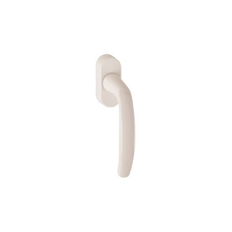 Poignée de fenêtre à bouton ATLANTA Secustik® entraxe 43 F9016 blanc carré réglable 32-42mm - HOPPE