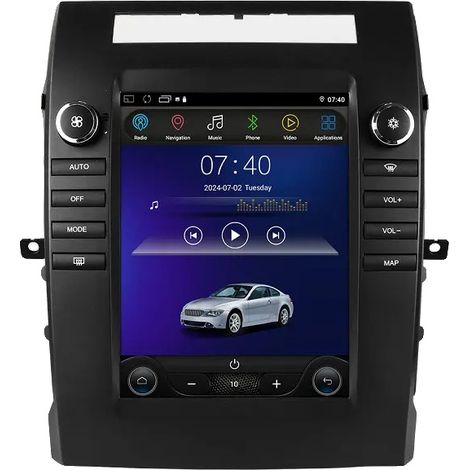 Autoradio, touchscreen, funzioni integrate, compatibile con Toyota Verso 2004-2009, schermo in stile Tesla, GPS, RDS, DSP, 4G, BT, Auto, P1 (4 Core 1G 32G) (1/2)