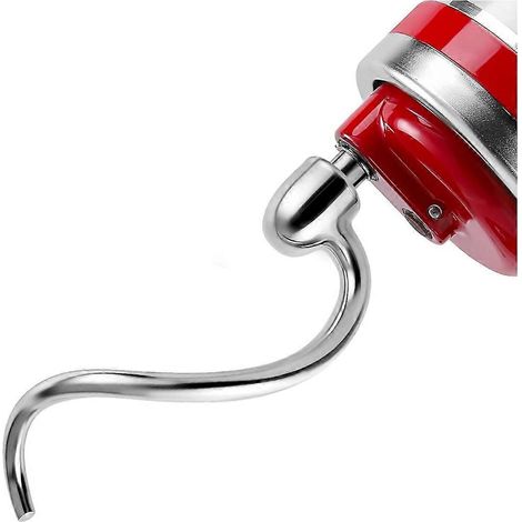 Acier inoxydable Spiral crochet pétrisseur compatible 5 6QT bol relevable support robots KitchenAid robot pâtissier (1/5)