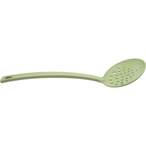 Roger Orfèvre - Ecumoire en plastique vert pastel