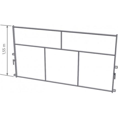 DUARIB - Garde-corps de montage en sécurité - pour échafaudage F3000 - aluminium