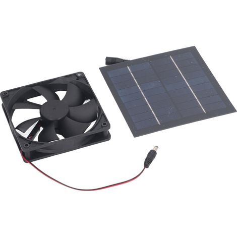 Kit de ventilación solar impermeable IP65 de 20 W para pequeños gallineros, invernaderos, cobertizos de jardín, perreras y extractores de ventanas.