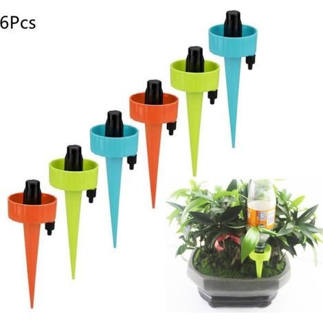 6-piece drip irrigation kit, automatic watering system for indoor and outdoor plants.