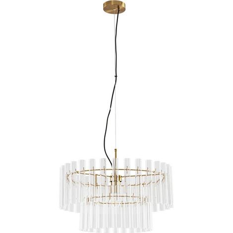 Ceiling Lightdimmable 'Leanna' made of Glass for Living Room & Dining Room (1/5)