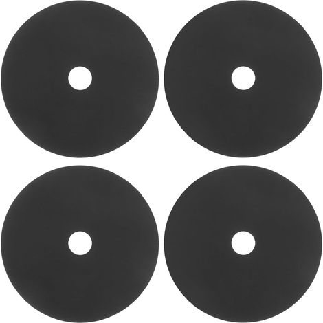 Lot de 4 couvercles de brosse de WC ronds de rechange pour protection anti-éclaboussures et anti-odeurs (1/5)