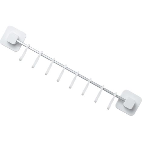 de suspension murale blanche pour ustensiles de cuisine en