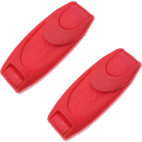 2 Pièces Ajusteur de Ceinture de Sécurité de Voiture, Pince Ceinture de Sécurité, Clip pour Ceintures de Sécurité Dans les Camions, les SUV et Diverses Voitures(Rouge) (1/5)