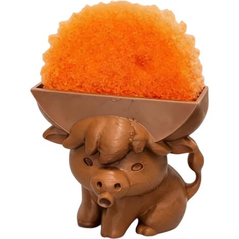 Porte-éponge décoratif pour comptoir d'évier de cuisine, organisateur compact à séchage rapide, organisateur de salle de bain, porte-savon, organisateur compact de cuisine (1/4)
